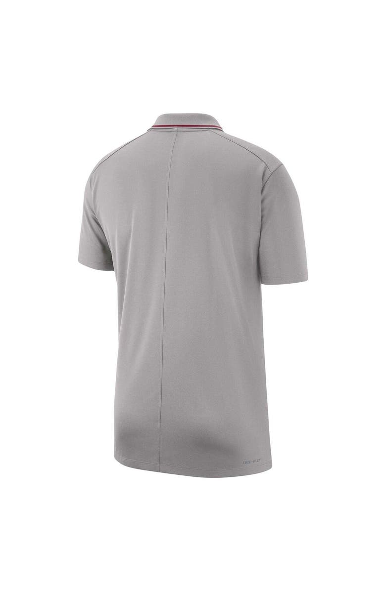Nike Men's Nike Gray Alabama Crimson Tide 2023 Coaches Performance Polo, Alternate, color, 
