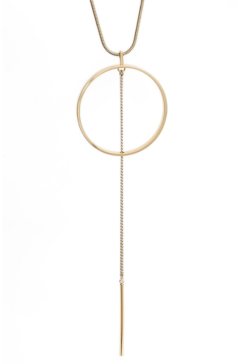 Rhine Pendant Necklace, Alternate, color, GOLD