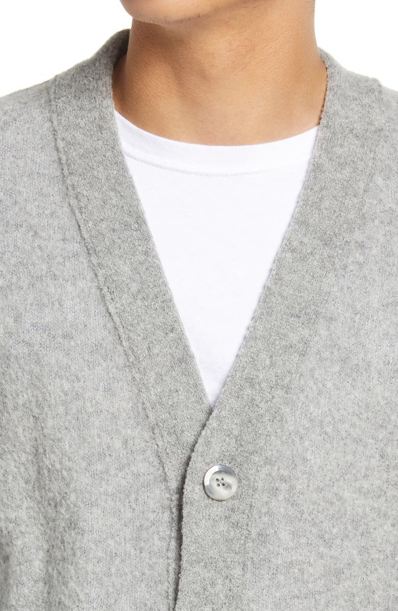 John Elliott Powder Knit Wool Blend Cardigan Sweater, Alternate, color,
