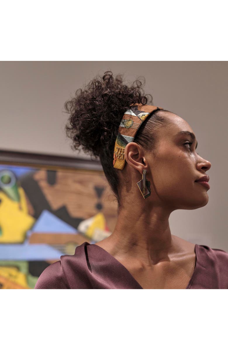 Lele Sadoughi The Met X Lele Gris Guitar Earrings, Alternate, color, Gold 720