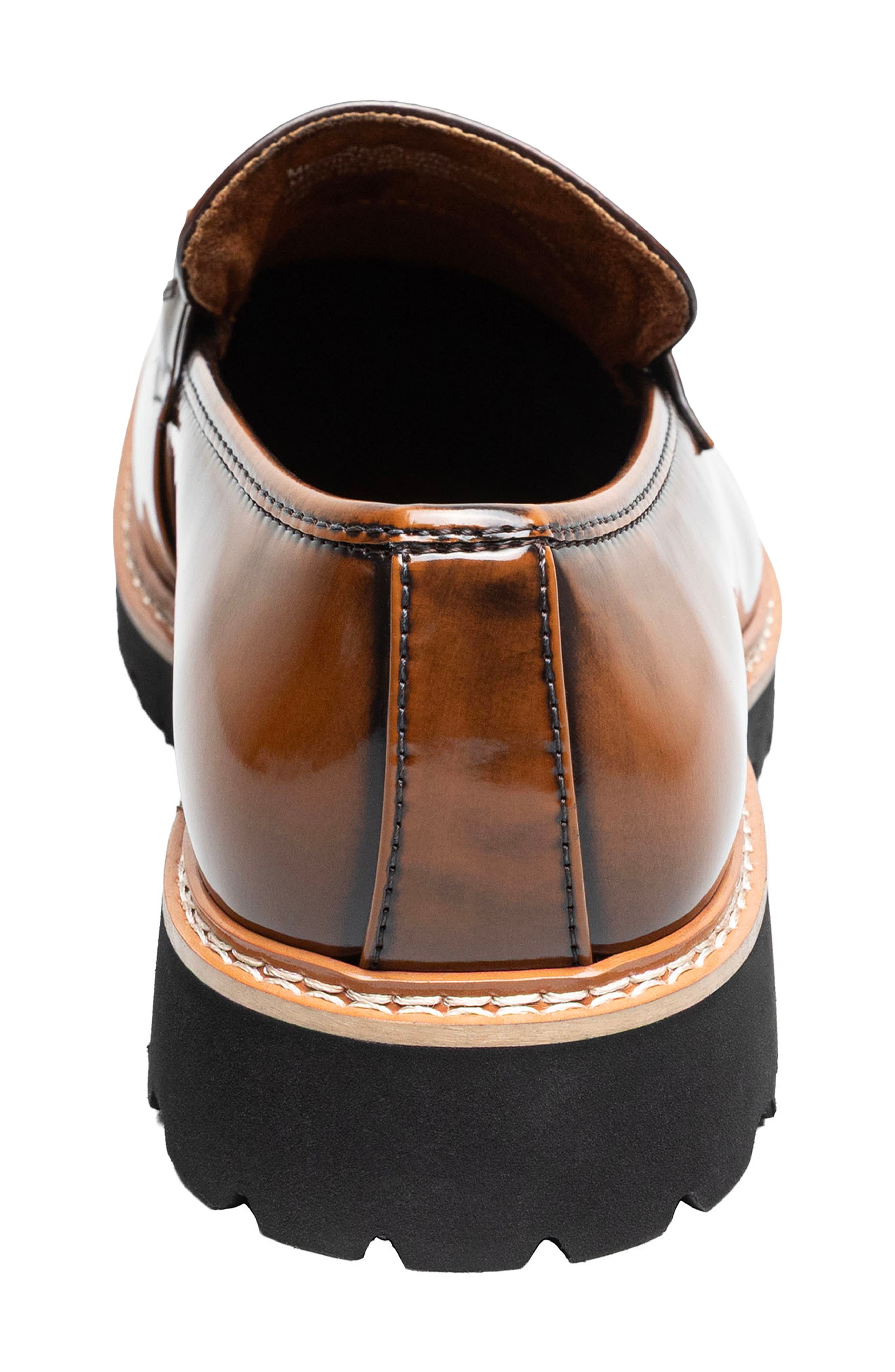 Carabello Moc Toe Bit Loafer, Alternate, color, BROWN MULTI