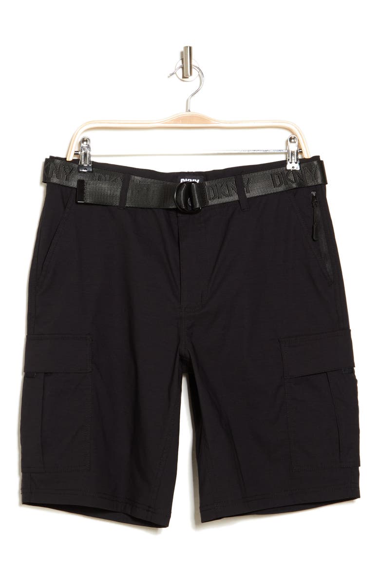 Jumel Tech Cargo Shorts, Alternate, color, BLACK
