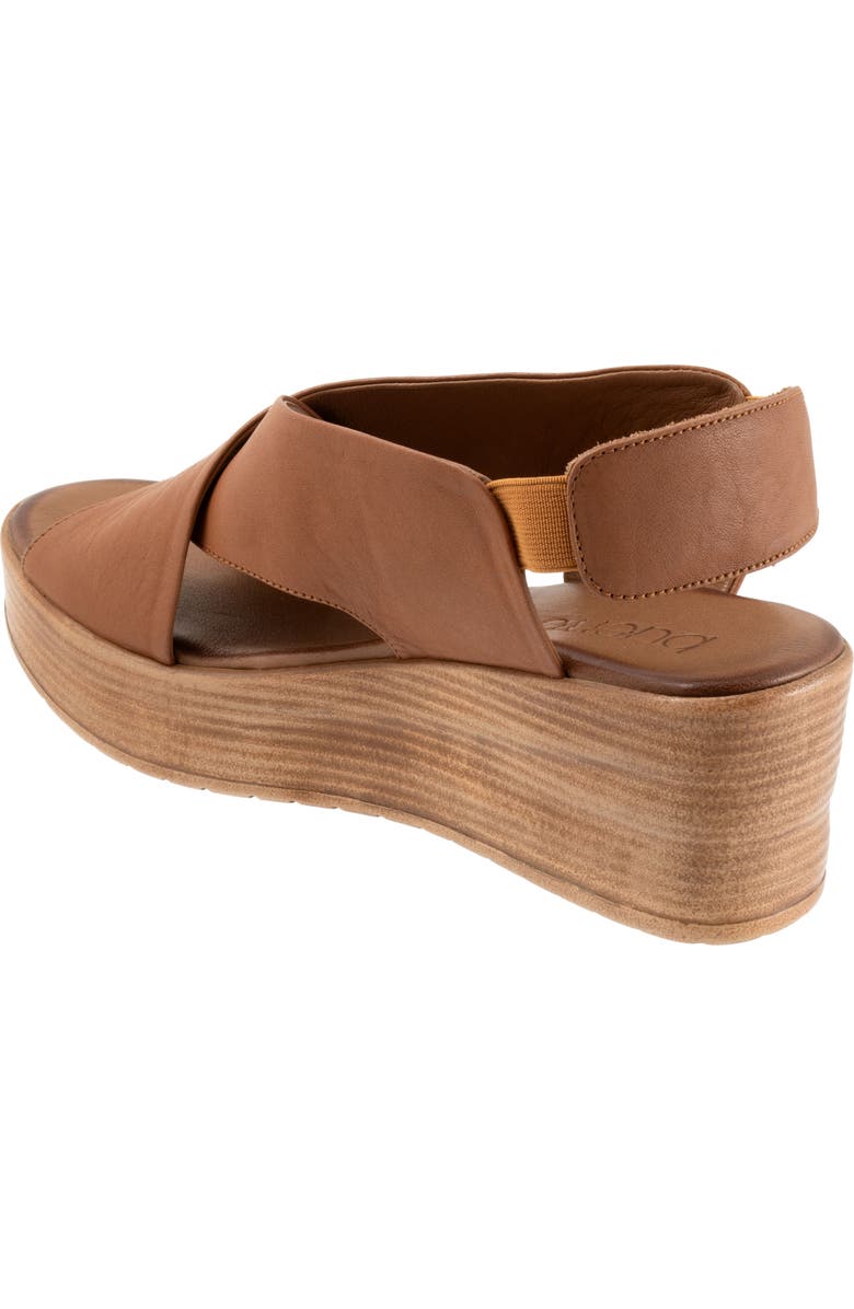 Bueno Naomi Platform Wedge Sandal, Alternate, color, Dark Tan