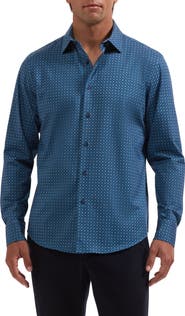 Bugatchi James OoohCotton Print Long Sleeve Shirt