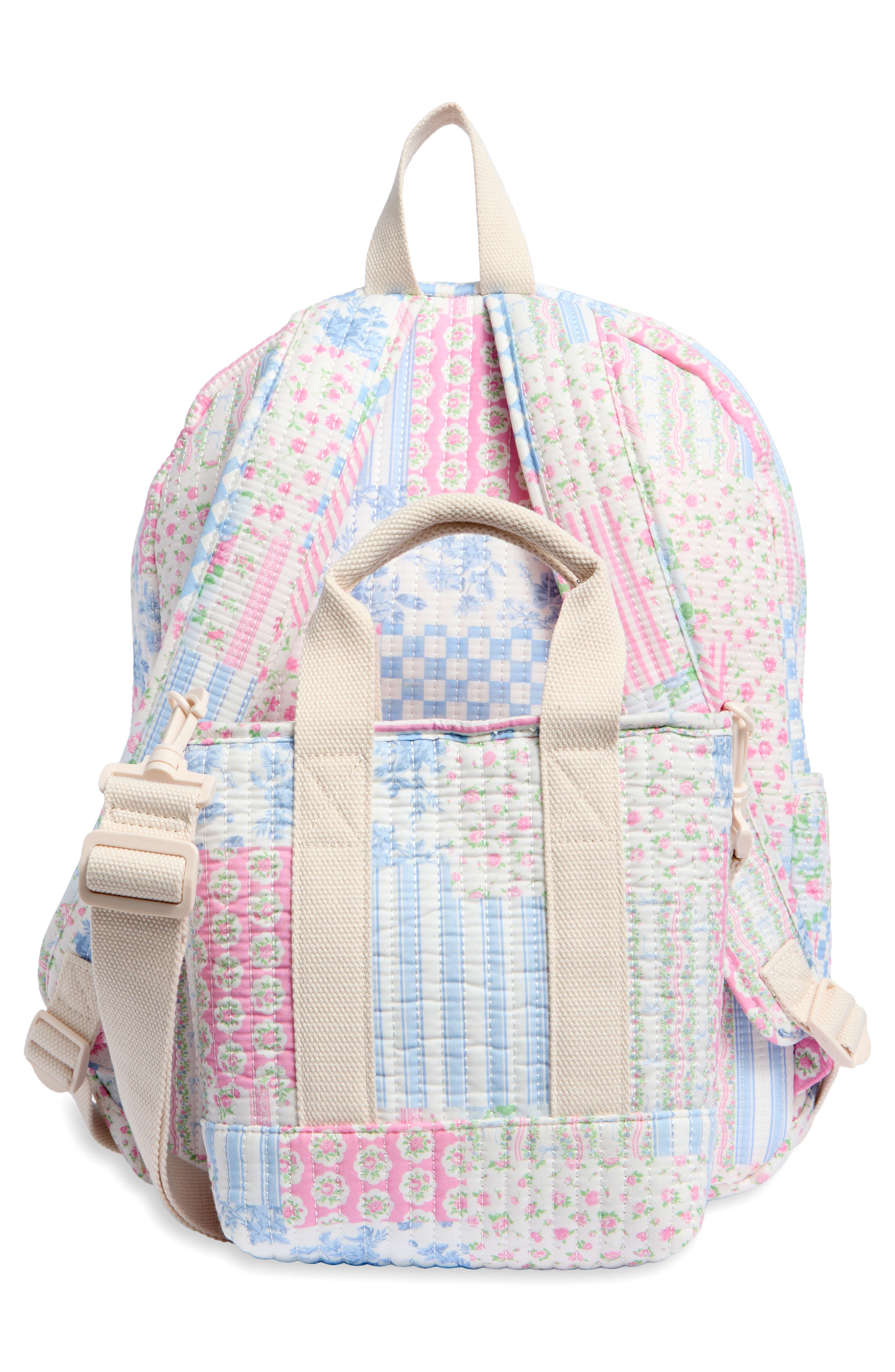 Kids' Quilted Backpack & Lunch Tote Set, Alternate, color, PATCHWORK