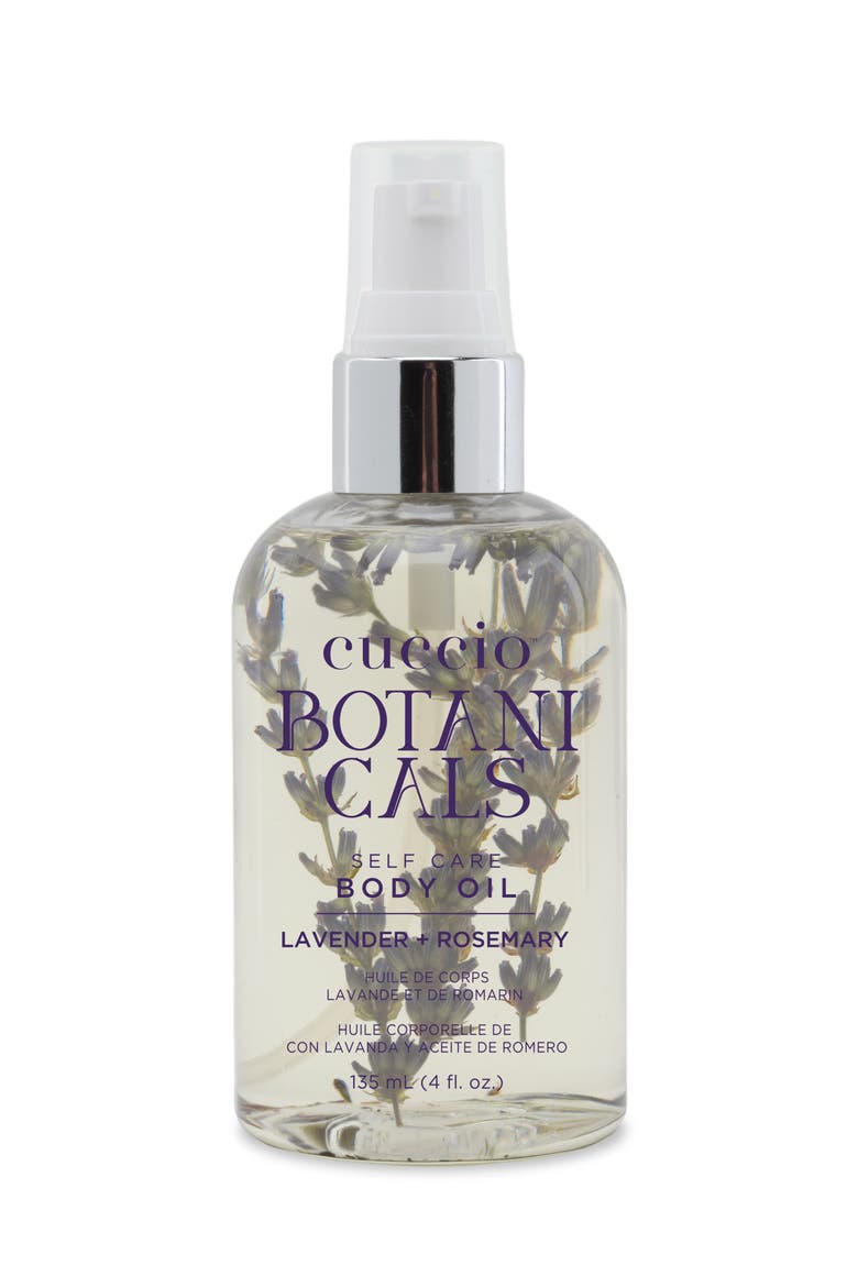 Botanicals Lavender + Rosemary Body Care Essentials Starter Set, Alternate, color, clear bottles with purple writ