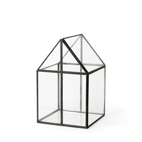 Sikes Hut Terrarium with Glass Base
