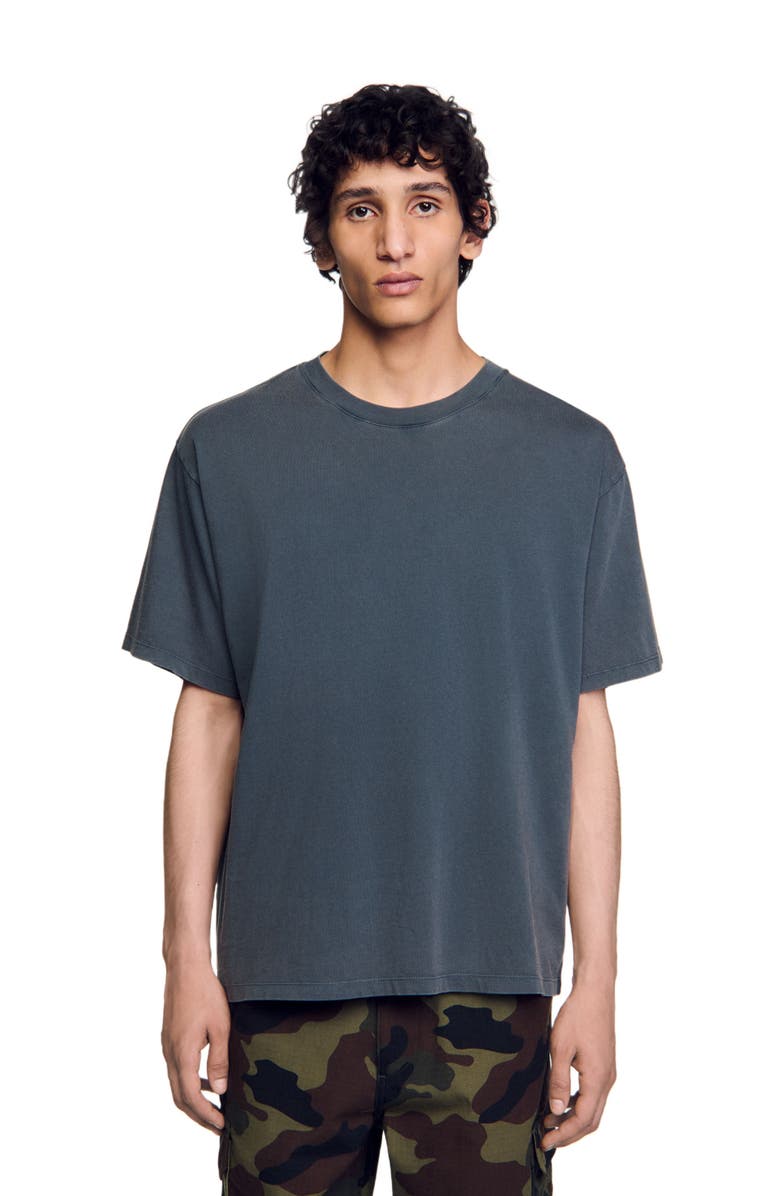 SANDRO Faded-effect T-shirt, Alternate, color, 