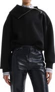 AGOLDE Coyle Asymmetrical Zip Sweatshirt