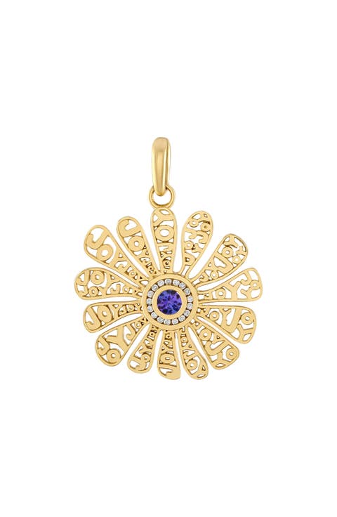 Find Your Joy Floral Pendant