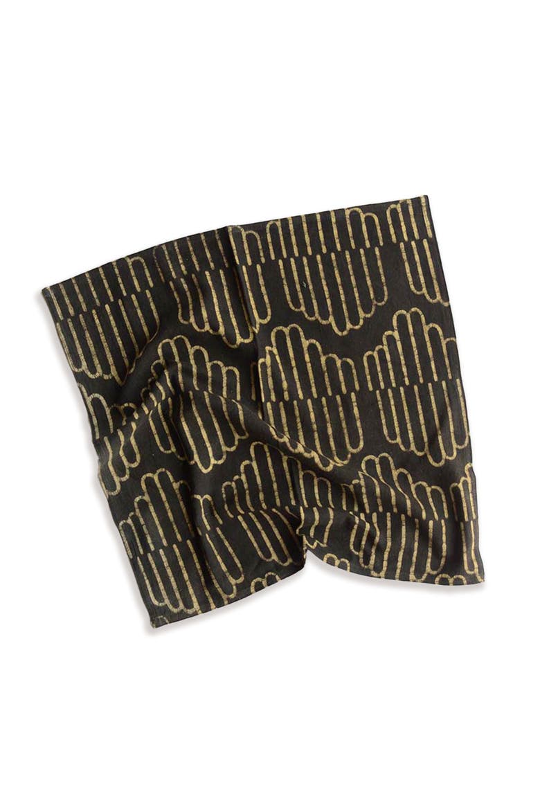 Handcrafted Cotton Table Napkins, Alternate, color, Black