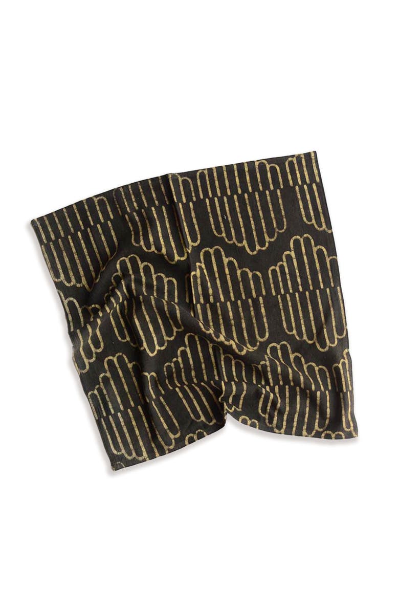 Ichcha Handcrafted Cotton Table Napkins, Alternate, color, Black