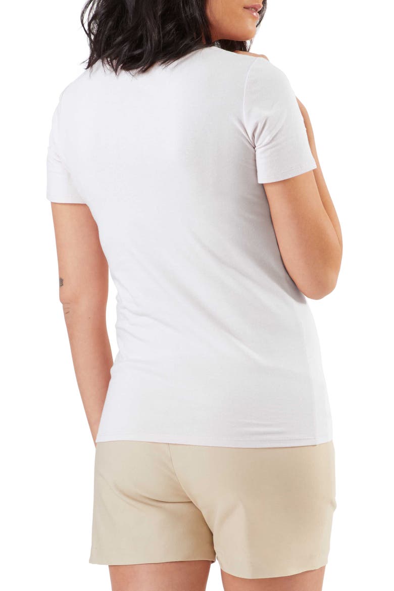 Mama Embroidered T-Shirt, Alternate, color, WHITE