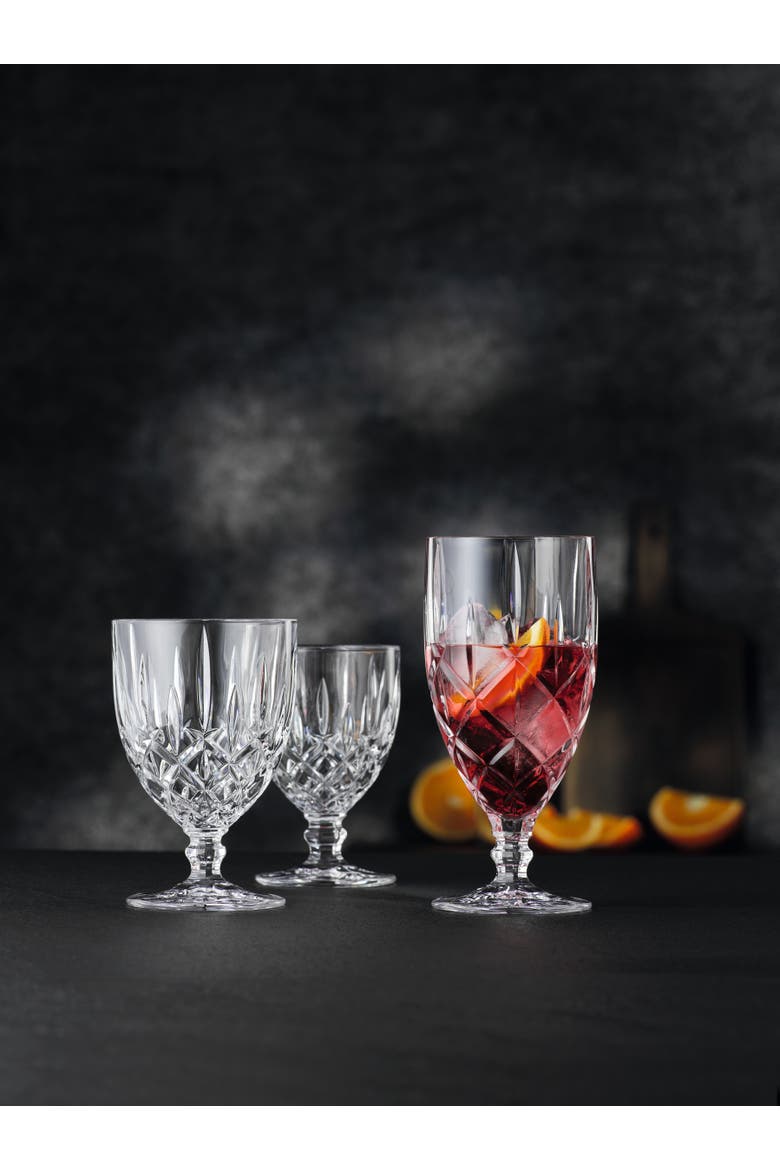 Noblesse  8 Ounce Goblet Glasses, Set of 4, Alternate, color, Clear