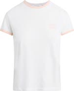 Favorite Daughter The Collegiate Chest Logo Ringer T-Shirt