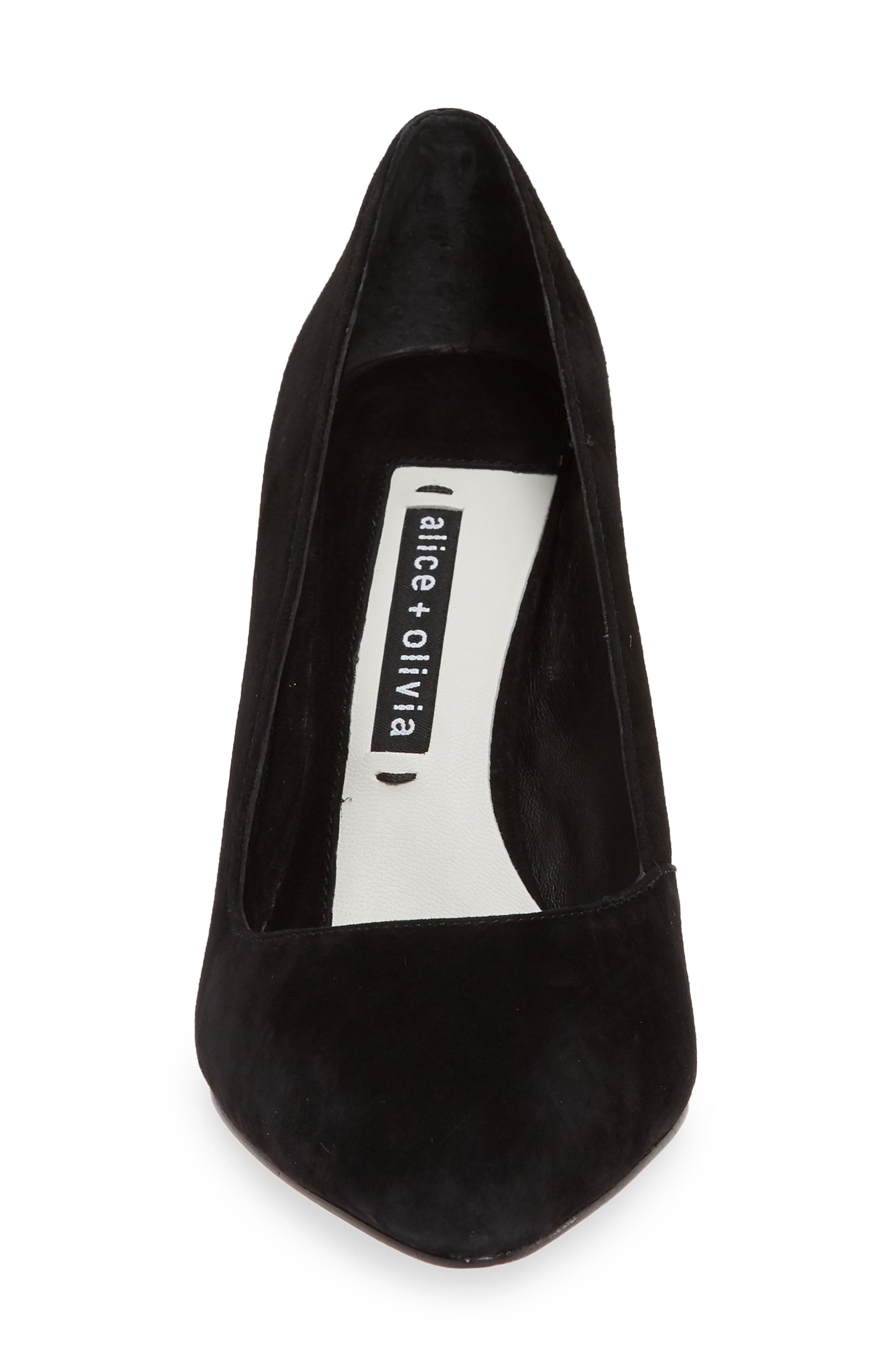 Alice + Olivia Dina Pointed Toe Pump, Alternate, color, 