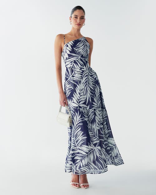Bwldr Vincent Maxi Dress In Blue