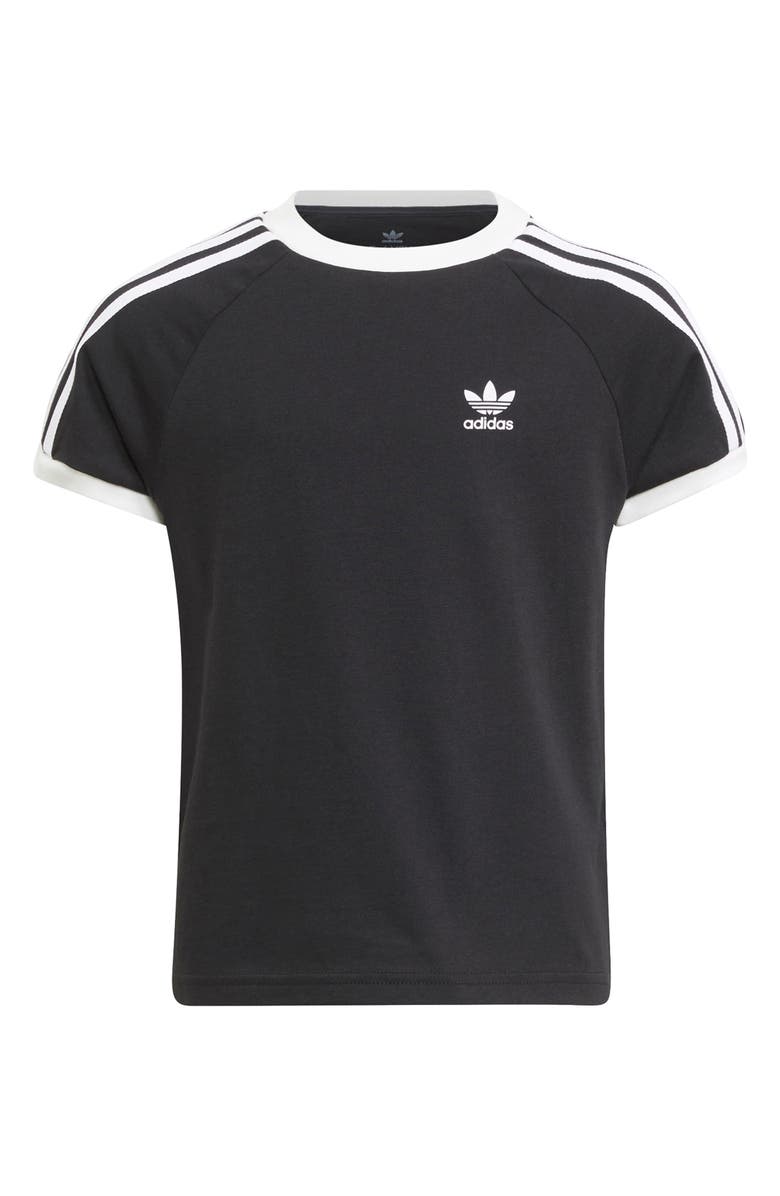 adidas Originals Kids' 3-Stripes T-Shirt, Main, color,
