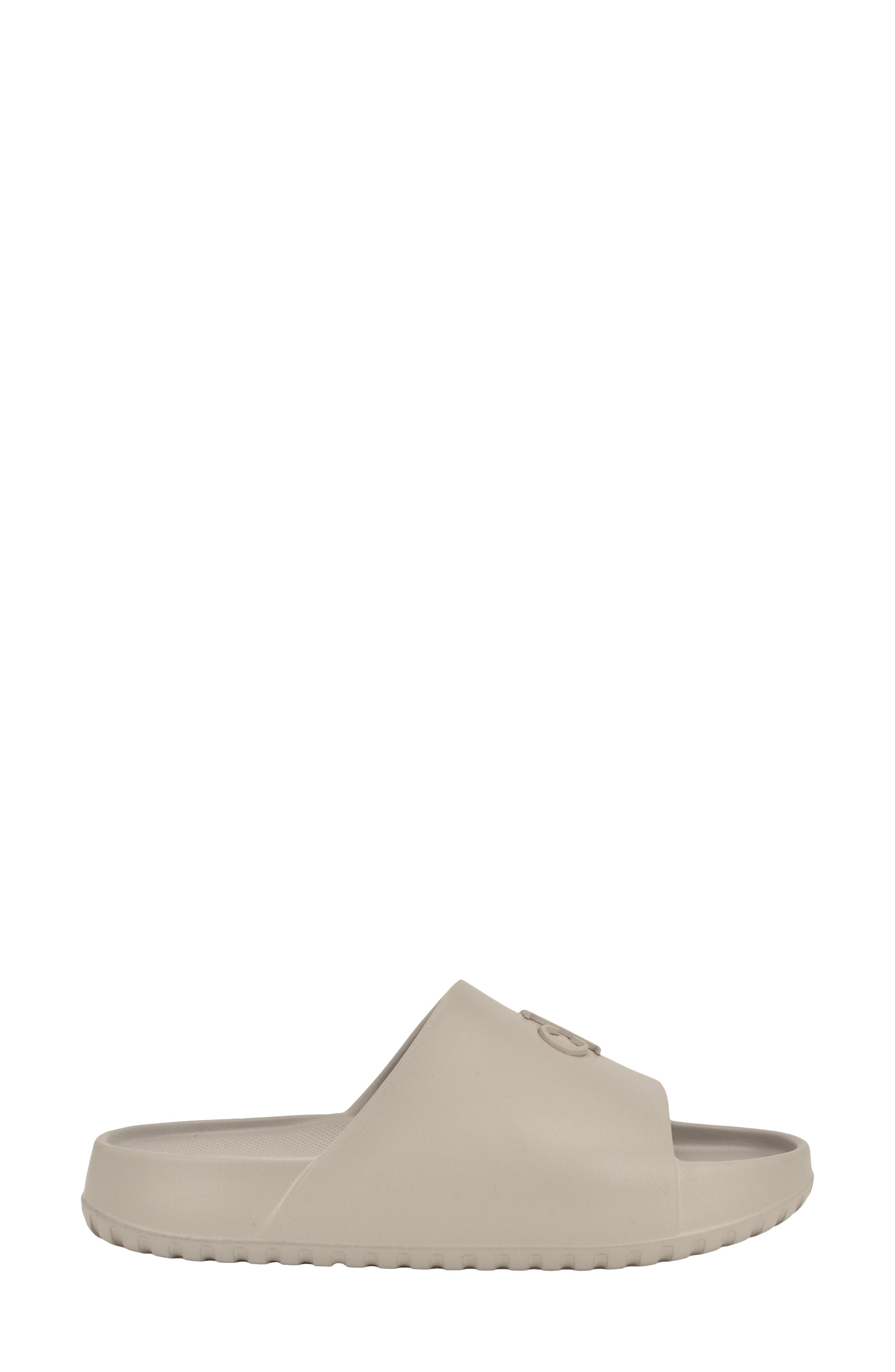 Calvin Klein Nanzey Slide Sandal, Alternate, color, Light Gray