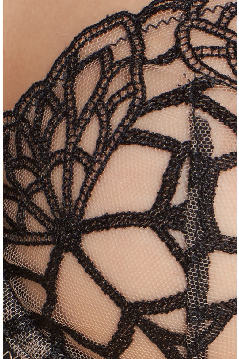 Java Underwire Demi Bra, Alternate, color, BLACK