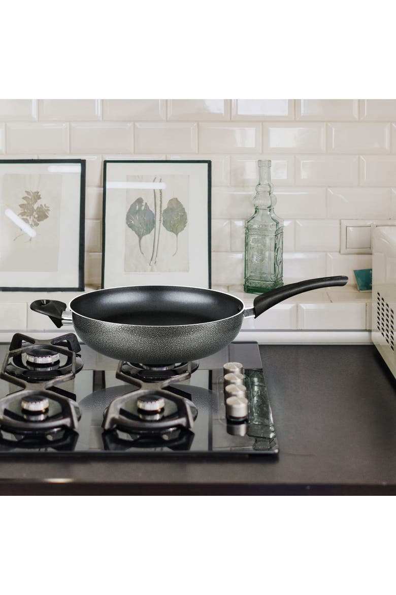 13 Inch Non-Stick Aluminum Wok in Gray, Alternate, color, Grey