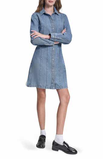 DKNY Jeans Seamed A-Line Dress