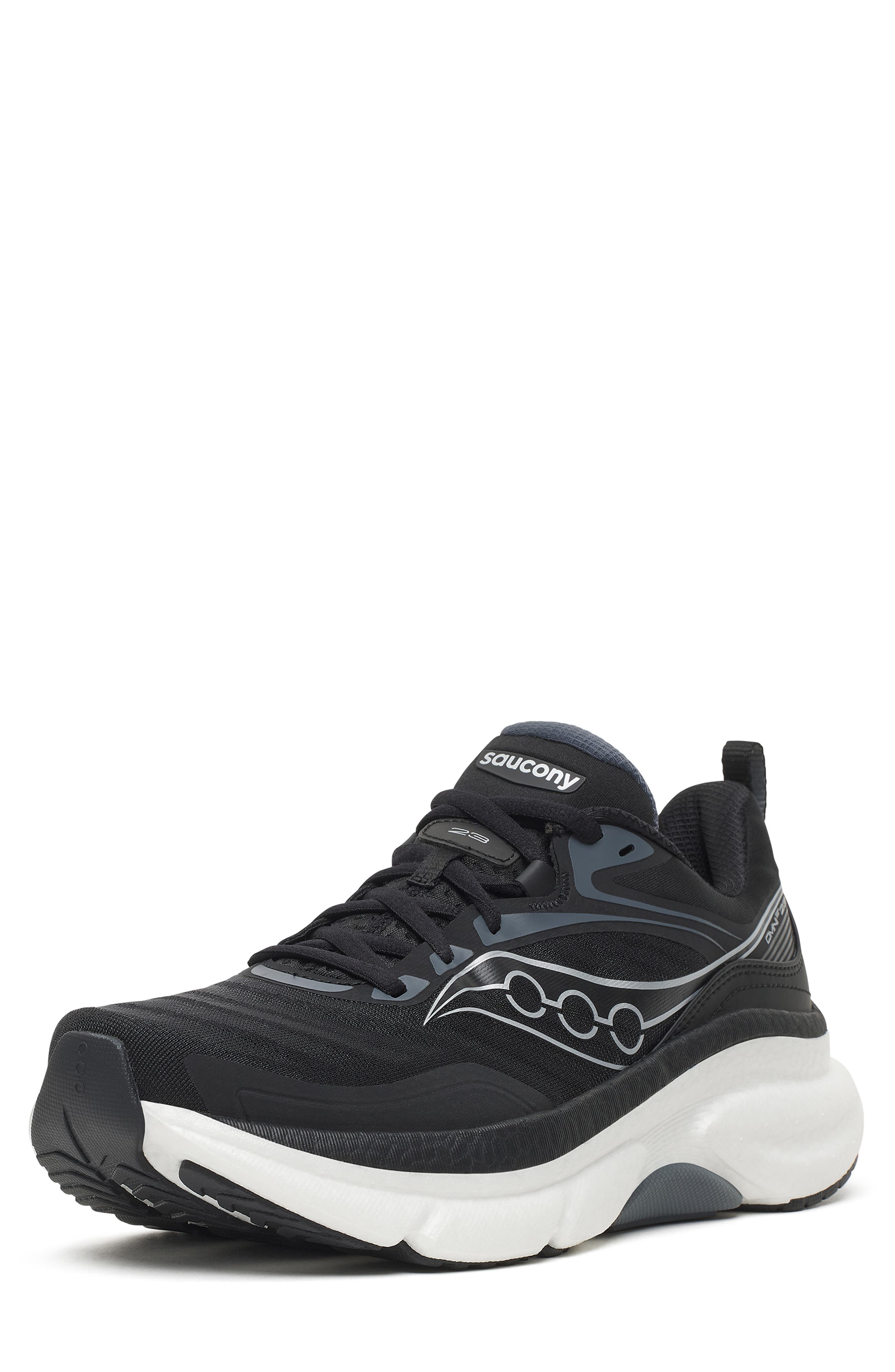 Omni ST 23 Running Shoe, Alternate, color, BLACK/ SILVER