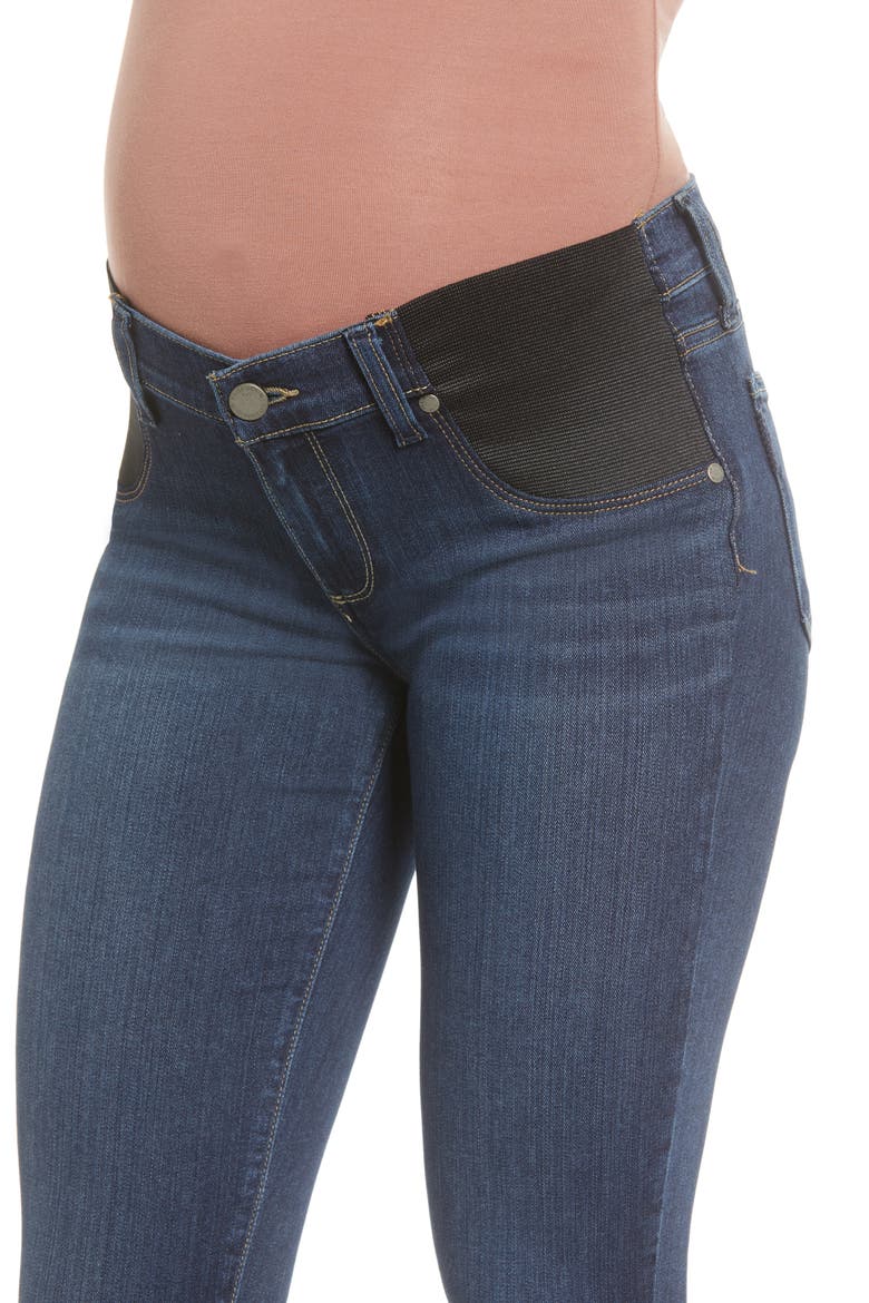 Transcend Verdugo Skinny Maternity Jeans, Alternate, color, NOTTINGHAM