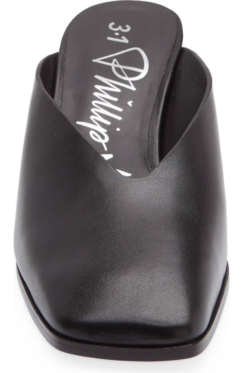 3.1 Phillip Lim Teardrop Mule, Alternate, color, Black