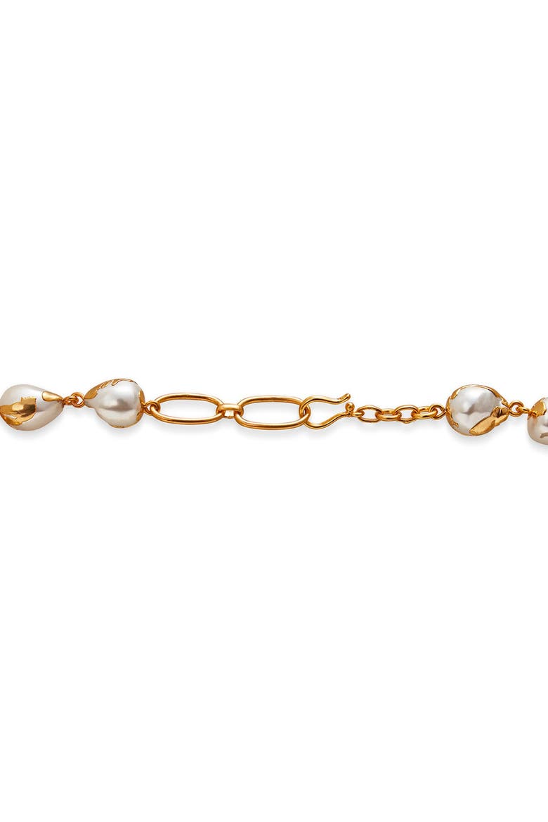 LUNA NECKLACE, Alternate, color, Gold Plated