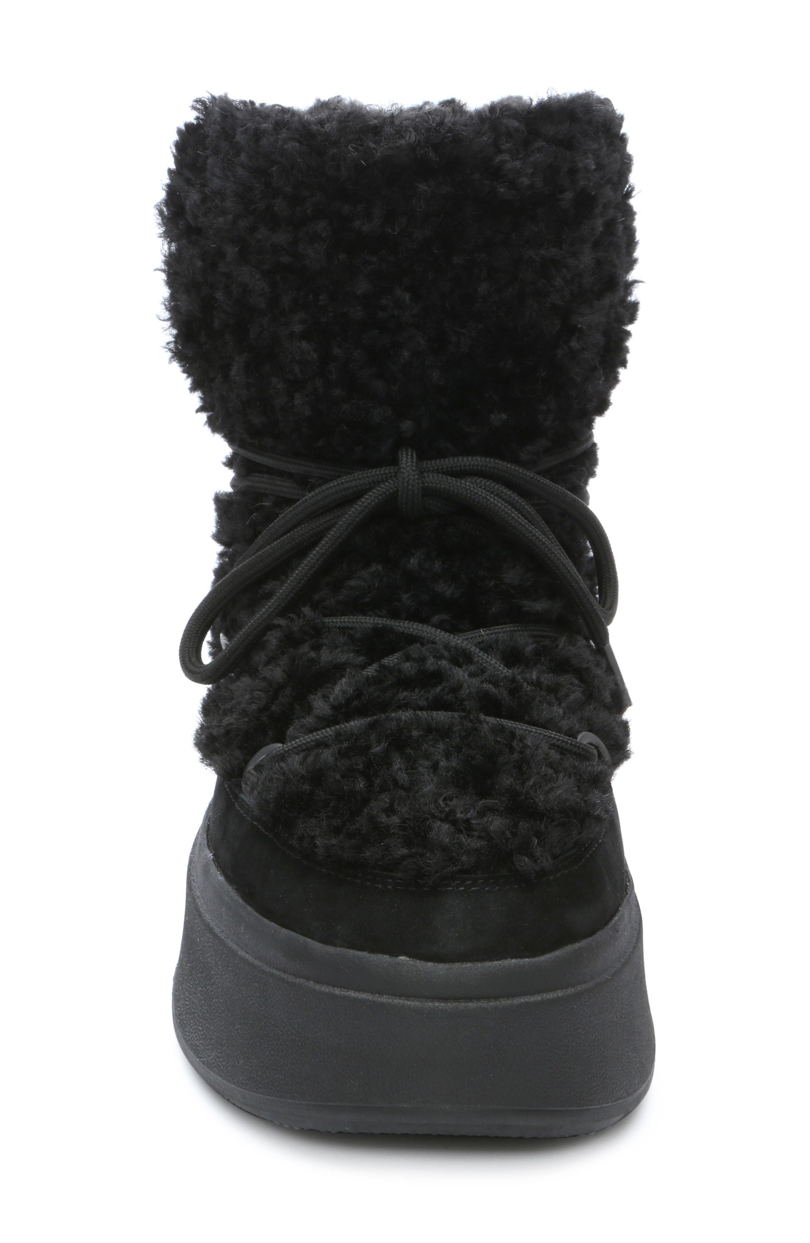 Ash Moboo Faux Fur Platform Bootie, Alternate, color, 