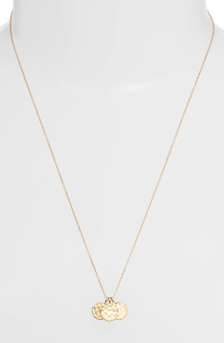 Set & Stones Weslie Cluster Disc Necklace, Alternate, color, 