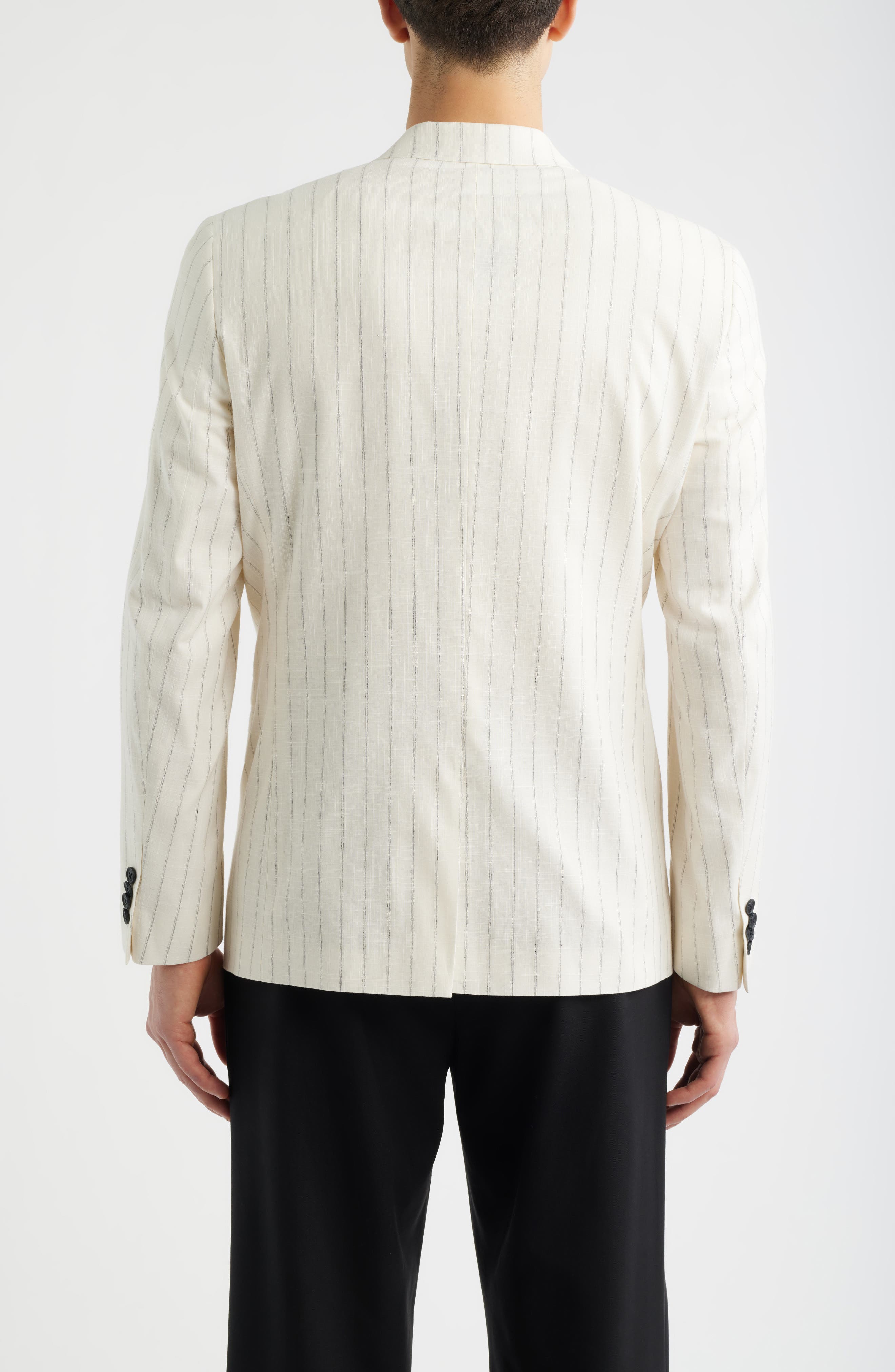 Ridley Slim Fit Pinstripe Double Breasted Sport Coat - image 2