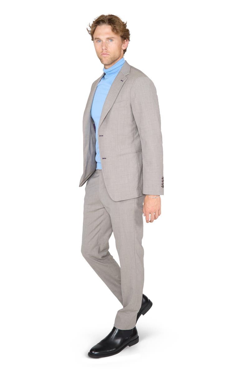 Lords of Harlech Judd Half Lined Tailored Wool Blazer, Alternate, color, Oak Brown