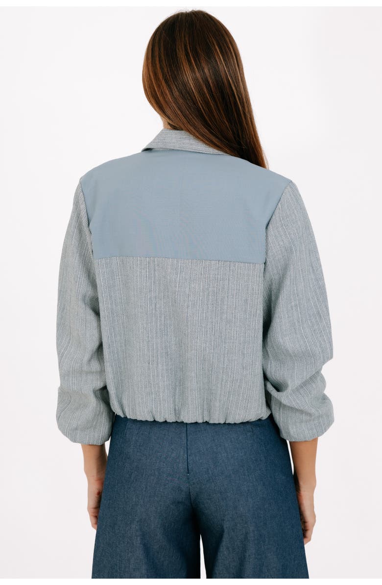 Valentina Gordon Stillwater Bomber Jacket, Alternate, color, Denim