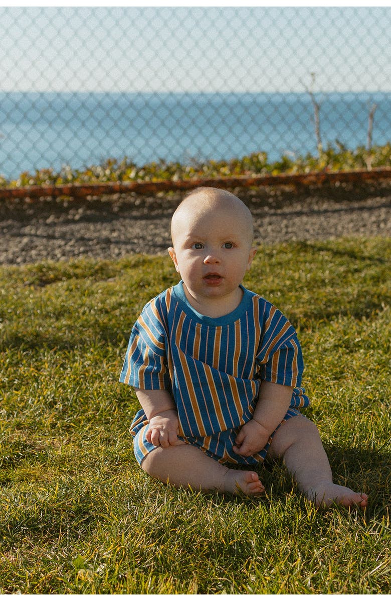 Winnie + Crew Toby Set, Alternate, color, Vallarta Blue Vertical Stripe