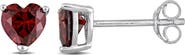 Julianna B. Color Zirconia Heart Stud Earrings