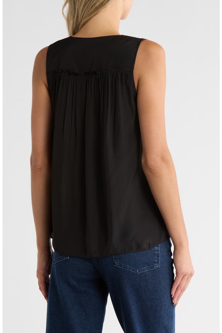 Glenn Studded Sleeveless Top, Alternate, color, BLACK