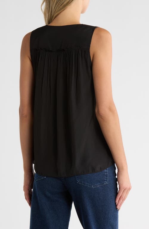 Ramy Brook Glenn Studded Sleeveless Top In Black