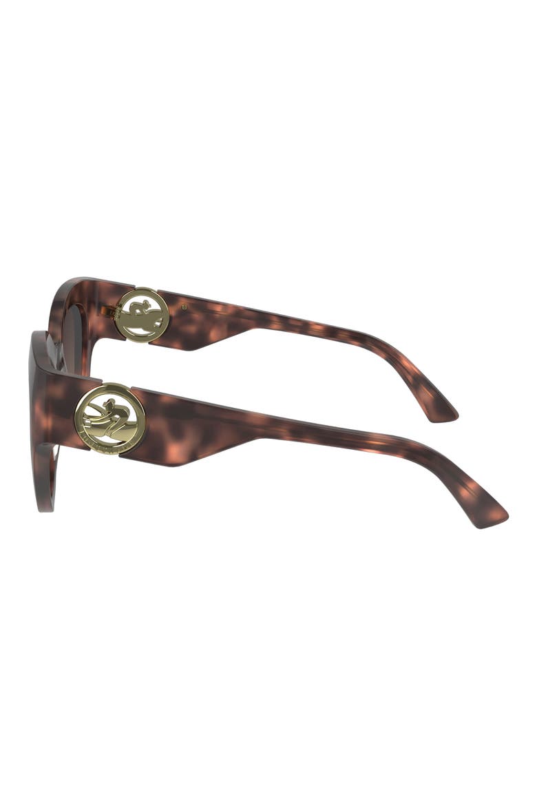55mm Gradient Butterfly Sunglasses, Alternate, color, ROSE HAVANA