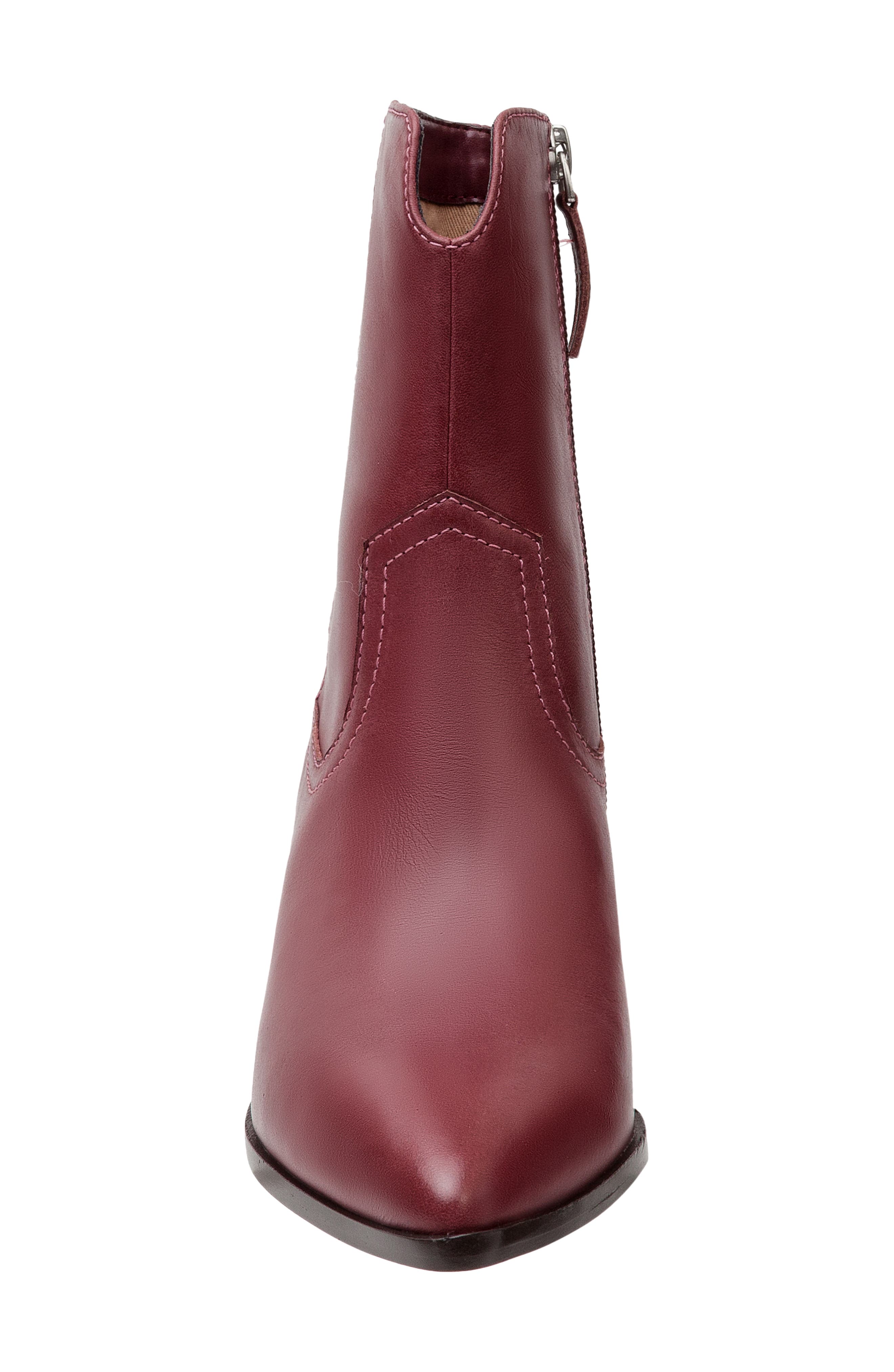 Linea Paolo Wonder Bootie, Alternate, color, Burgundy