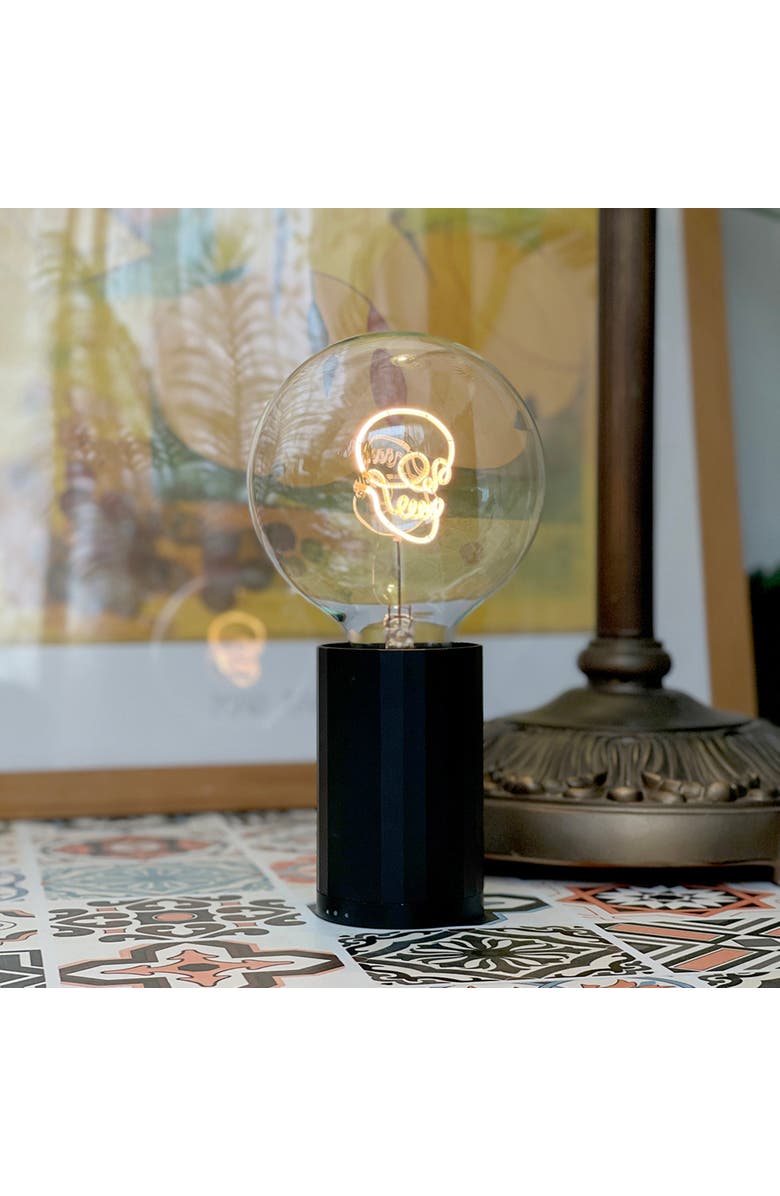 MITB Skull Portable Table Lamp, Alternate, color, Black