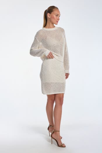 Addison Sequin Crochet Skirt