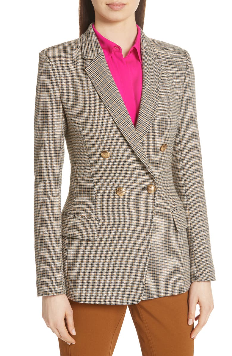 A.L.C. Sedgwick Check Blazer, Alternate, color,