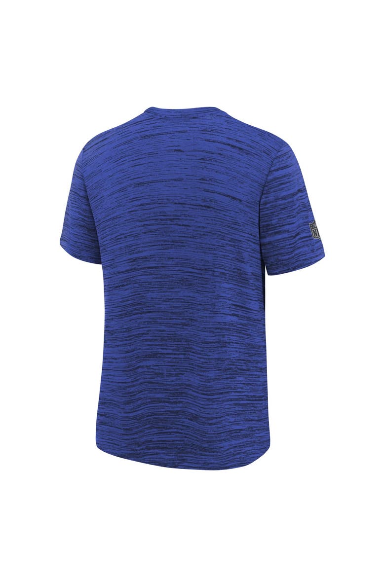 Youth Nike  Royal Los Angeles Rams Sideline Velocity Dri-FIT T-Shirt, Alternate, color, Royal