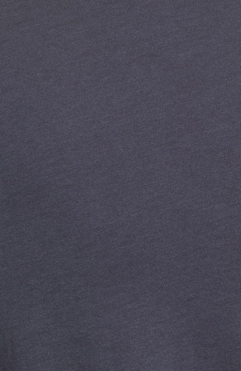 Daniel Buchler Peruvian Pima Cotton V-Neck T-Shirt, Alternate, color, Ink