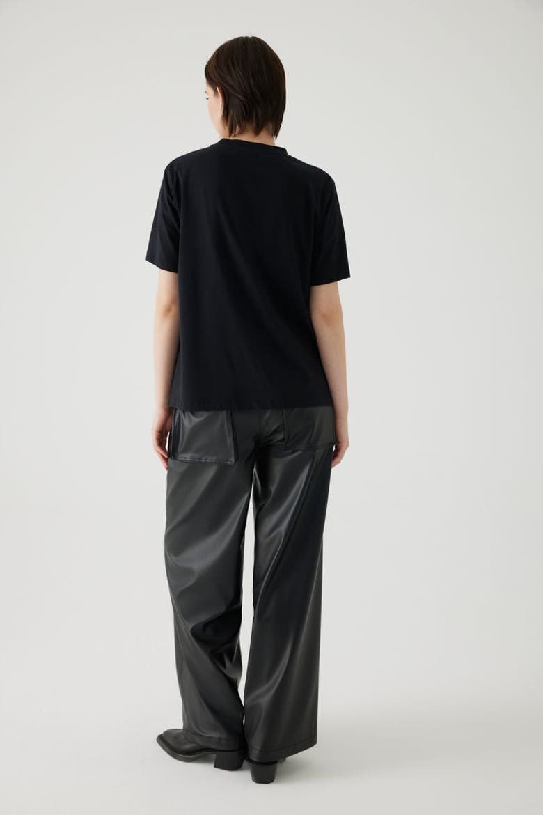 Bexley Jewel Neck T Shirt, Alternate, color, BLACK