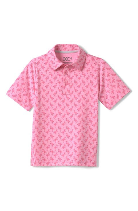 Kids' XC4® Flamingo Performance Polo (Little Kid & Big Kid)
