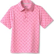 Johnston & Murphy Kids' XC4® Flamingo Performance Polo