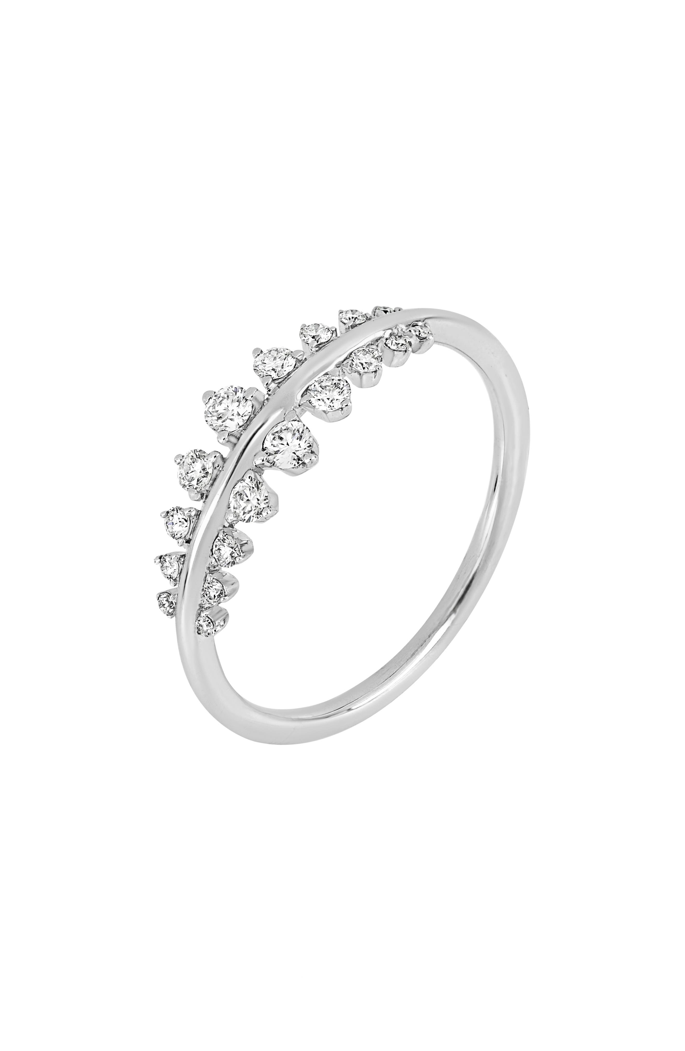 Bony Levy 18K White Gold Diamond Band Ring